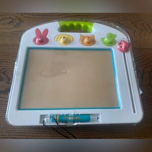 Kids Magnetic Drawing Board with Animal Stamps